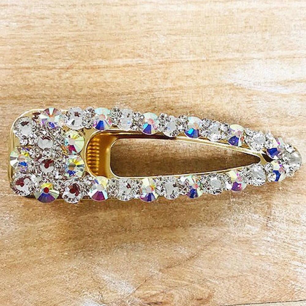LARGE Aurora Borealis/Pearl Alligator Hairclip,NWT